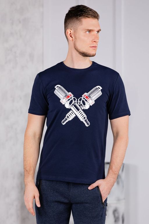 Брюки спортивные 
 3.MA004B-синий