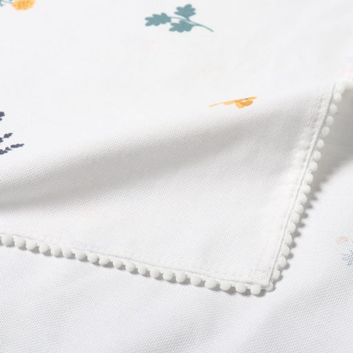 Скатерть Этель. Полевые цветочки, 146?2202 см, рогожка 176 г/м?, 100% хлопок