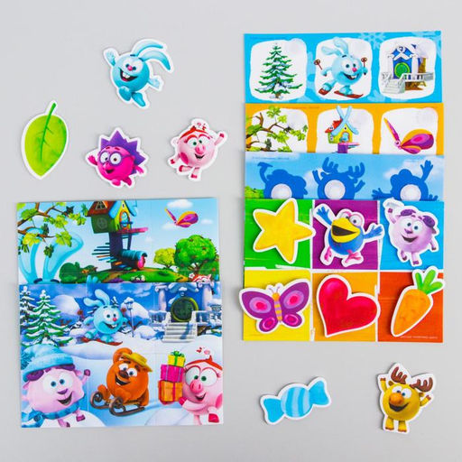 Весёлые липучки Умное лото, Смешарики  фото 2