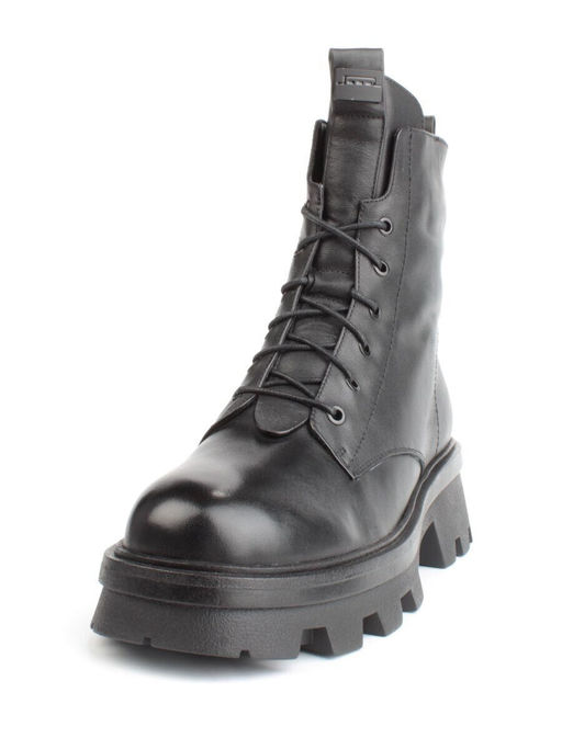 04-M3-2170 BLACK Ботинки зимние женские (натуральная кожа, натуральный мех)