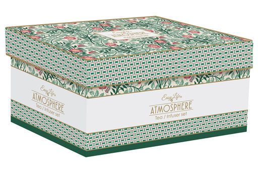 Чайный набор Цветочная фантазия, 2 персоны, 4 предмета - Easy life фото 4