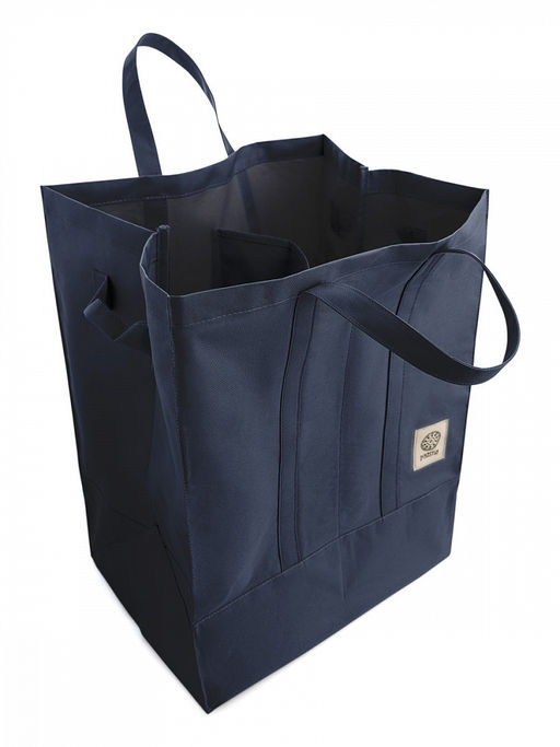 Корзина для белья 40,2x30,2x50,2 тёмно-синий оксфорд - Denastia фото 3