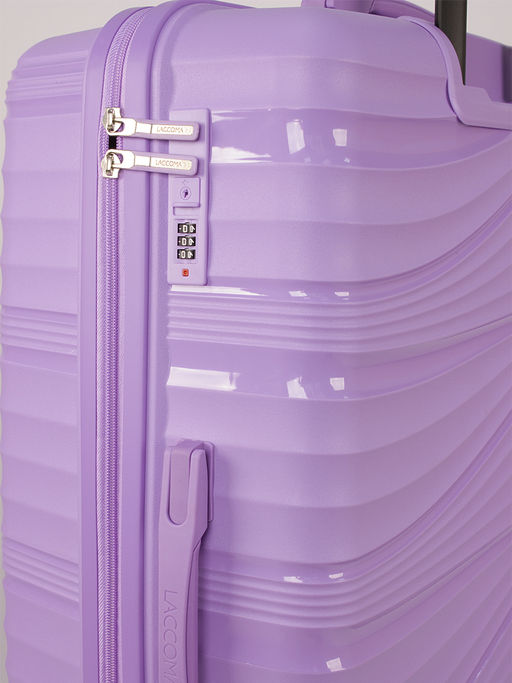 LACCOMA чемодан ПП808-28-Сиреневый PP-пластик полиэстр