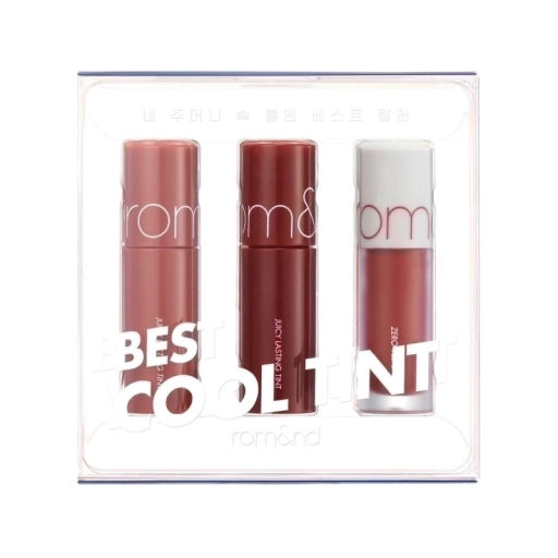 Rom&Nd Best Tint Edition 02 Cool Tone Pick - Набор мини-тинтов в трендовых тонах