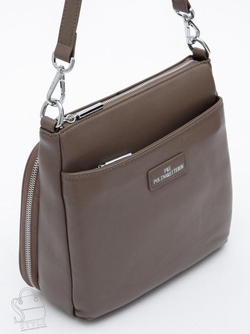 Сумка женская кожаная 2378Y d.apricot Polina&Eiterou