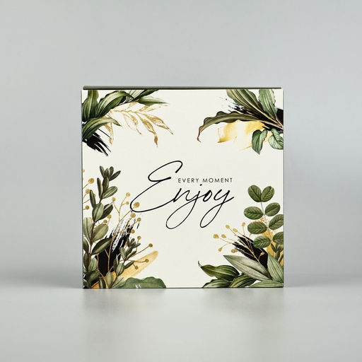 Цена за 2 шт. Коробка подарочная складная, упаковка, «Enjoy», 14 х 14 х 8 см