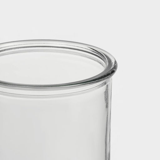 Банка для сыпучих Доляна «Стелла», 700 мл, 10×18 см, стекло, прозрачная