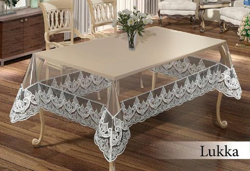 Скатерть EFOR LUKKA 160x220 прямоугольная (пудровый) PUDRA