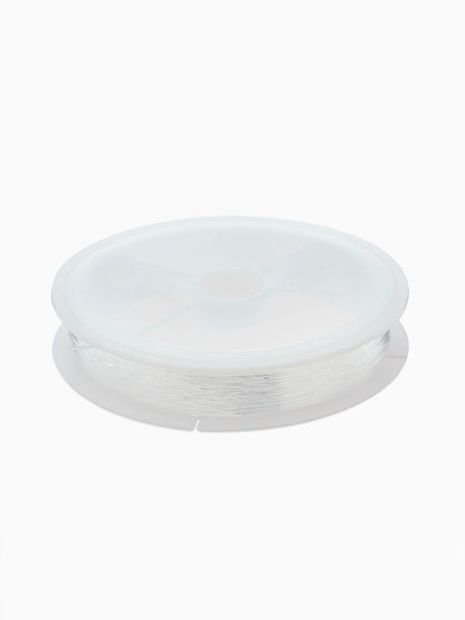 Цена за 2 шт. Нить силиконовая (резинка) d=0.5 мм, L=10 м, прозрачная