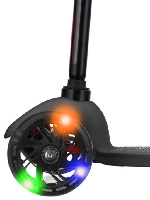 Самокат трехколесный с фонариком