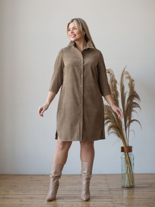 Платье 1385 песочный - Novita фото 4