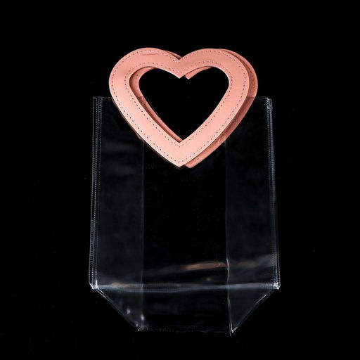 Пакет подарочный из ПВХ Розовый 20?18?10 см - UPAK LAND фото 4