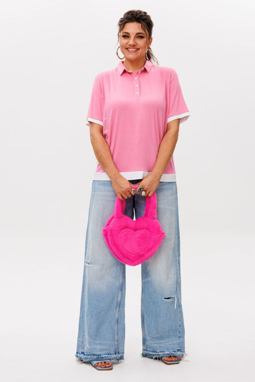 Футболка ANELLI 1571 лепесток пиона фото 7