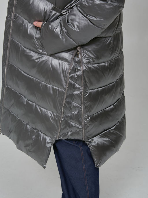 Пальто Luxury Moda 1169 серый