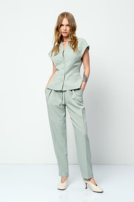 Костюм Pirs 5883 серо-мятный