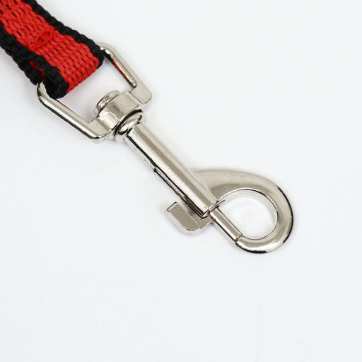 Поводок 3 м х 1,5 см, красно-чёрный - Пижон фото 2