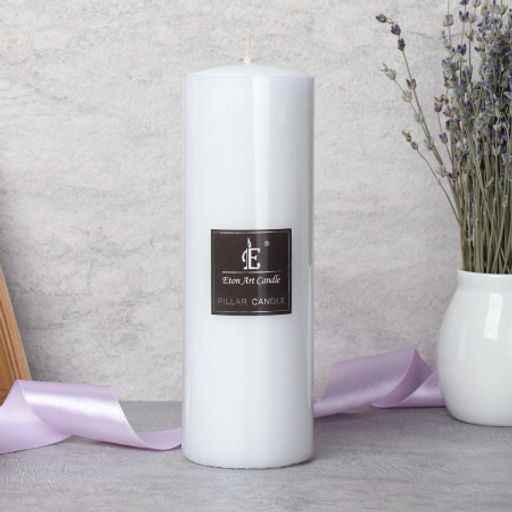 Свеча столбик белая 6х18 см / SS8 /уп 24/ - Галеонтрейд фото 2