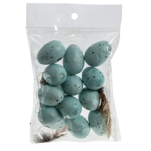 Набор из 12-ти изделий декоративных "Яйцо" (3*4), L11 W2,5 H18 см