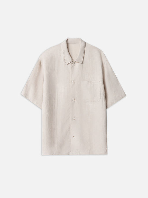 Рубашка мужская льняная бежевая - Mark formelle фото 4