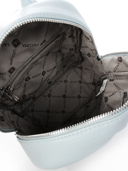 LACCOMA рюкзак Скарлет-Н2005-голубой эко кожа хлопок