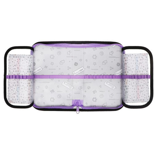 Пенал школьный, 1 секция, 13×21×4 см «Бульдожки»