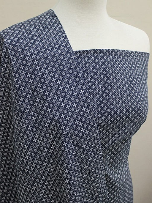 Импорт. хлопок Кельтик цв.чернильный, ш.1.45м, хлопок-100%, 100гр/м.кв - Купава фото 4