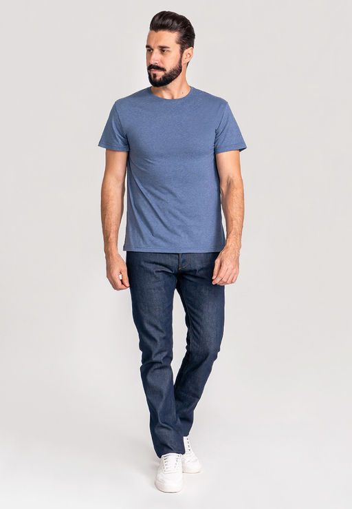 Футболка мужская короткий рукав GREG G145-RM-6012 (джинс м.)  фото 4