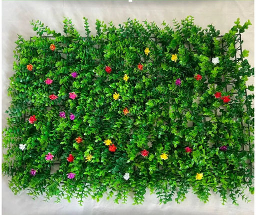 Искусственная трава на стену, коврик самшит в модулях, Газон искусственный 0.6х0.4м