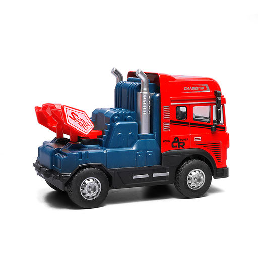 Машина "Трейлер" 1:24 (свет,звук) в коробке