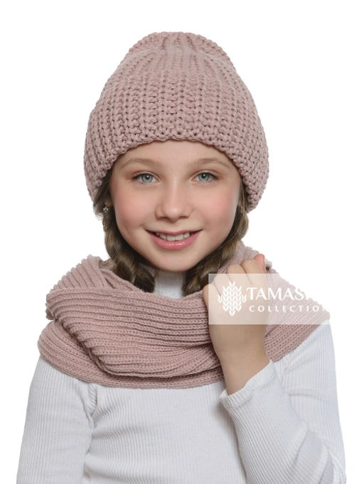 Комплект детский Абигель (шапка+снуд) - Tamasha фото 6
