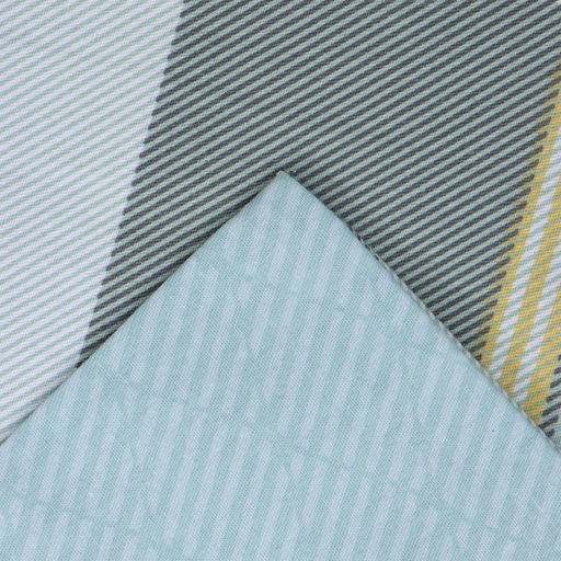 Постельное бельё LoveLife 2сп Square green, 175х215см, 200х225см, 50х70см-2шт, сатин, хлопок 125г/м  фото 4