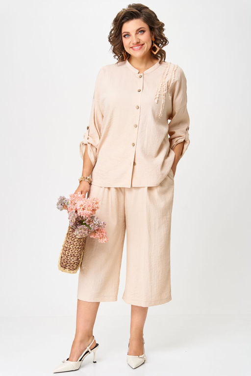 Костюм Aira Style 24229 бежевый