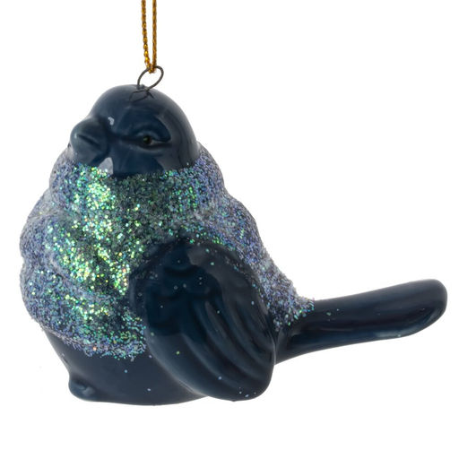 Украшение новогоднее "Птичка", L8 W4,5 H6 см, 4в.