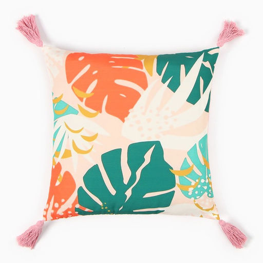 Цена за 2 шт. Наволочка декоративная с кисточками Этель Tropics 45×45 см, полиэстер
