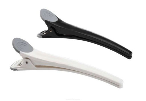 Dewal Зажим для волос с резиновой вставкой JB0028, пластик, 11 см, разноцветный, 6 шт.  фото 2