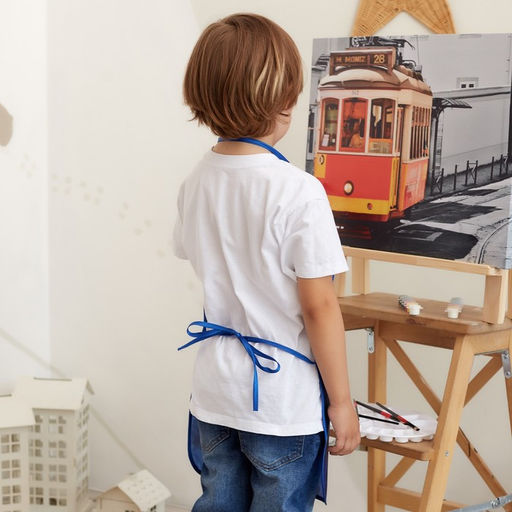 Фартук детский Этель Синий милитари, 49 х 39 см  фото 6