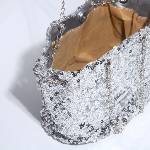 Сумка-клатч на магните, цвет серебряный - Simaland фото 5