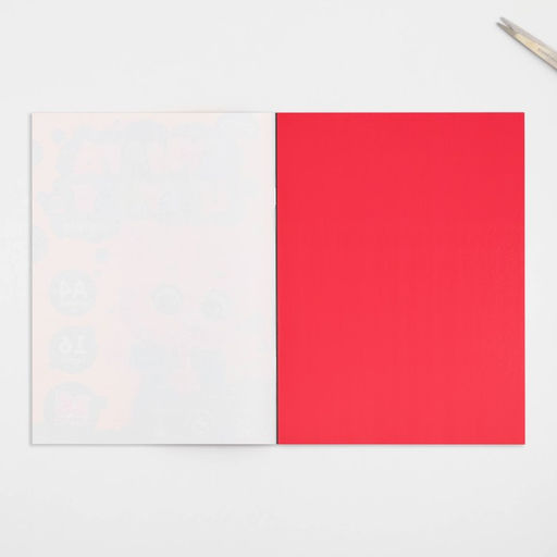 Цена за 10 шт. Бумага цветная односторонняя А4 «Котик» 16 листов 16 цветов газетная, 45 г/м²