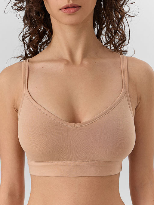 Бюстье женское бежевое