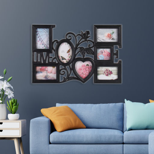 Фоторамка коллаж 62х42 см / F-20 /уп 16/ 7 фото (Черный) - Галеонтрейд фото 5