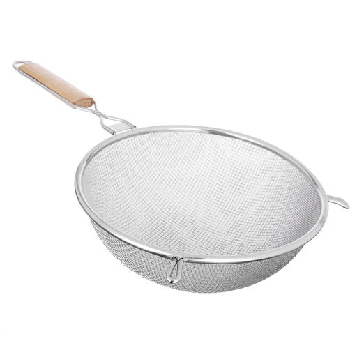 _Сито метал с ободом и ручкой 21см, двойная сеть, MLD-6-21 (886-051)