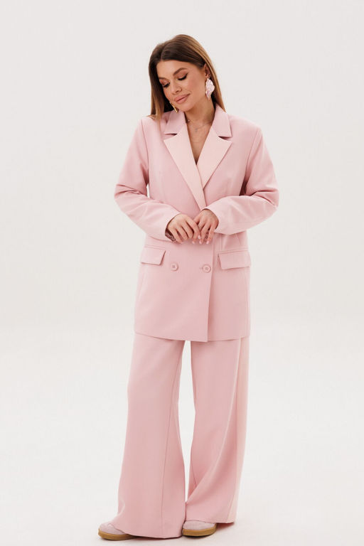 Брюки AmberA 1144 пудра  фото 5