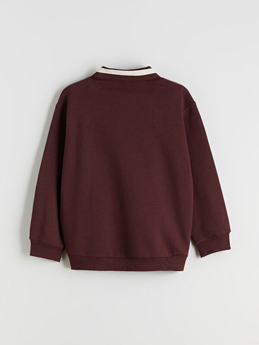 New York Bask?l? K?z ?ocuk Kal?n Sweatshirt