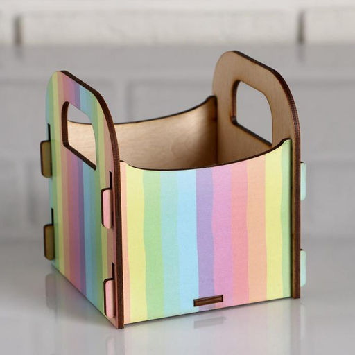 Кашпо деревянное 10.51011 см подарочное Рокси Смит Маме! Слоник, коробка - Дарим красиво фото 3