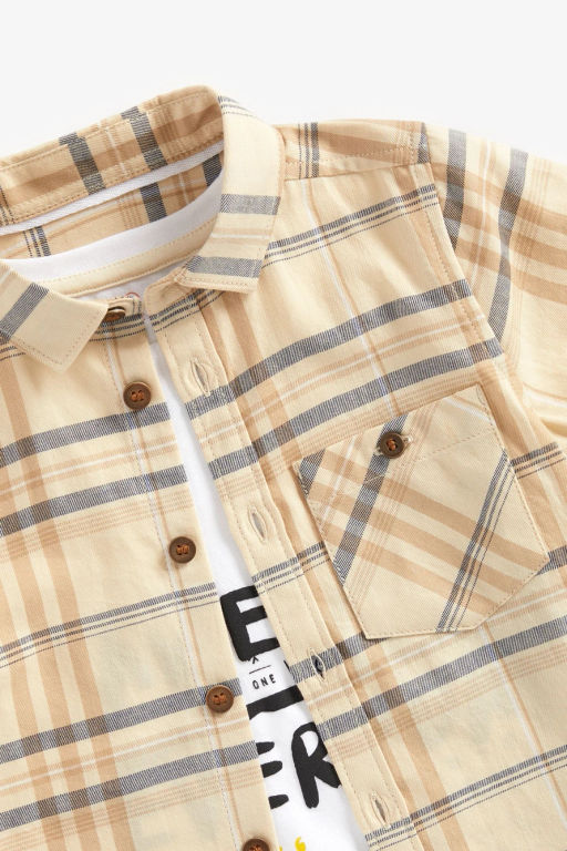 Mothercare / Комплект детский сорочка верхняя/футболка  фото 5