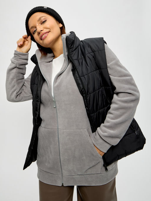 Толстовка женская из флиса Скарлет светло-серый - Амадэль фото 22