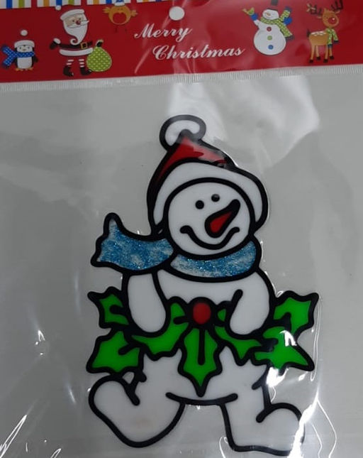 Наклейки новогодние СТ050 16см