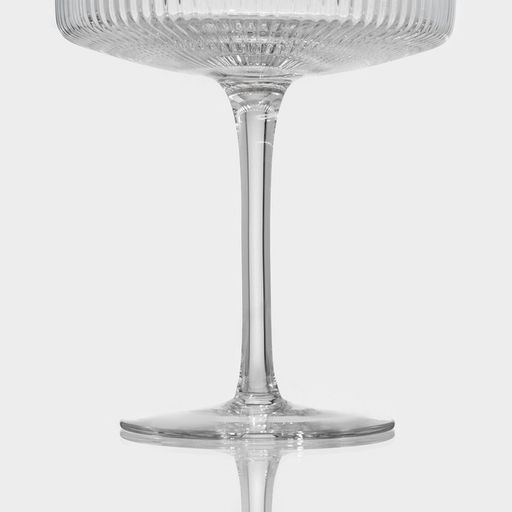 Бокал для шампанского Magistro «Орион», 300 мл, 10.5×14 см, стекло, с золотой отводкой, прозрачный