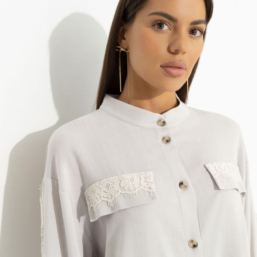 Рубашка дизайнерская Модный акцент - Charutti фото 3