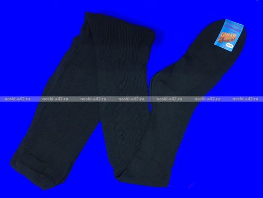 Цена за 5 шт. Колготки для бабушек хлопок г. Тула ЕРМАК черные 60-62 (рост 158-164)  фото 3